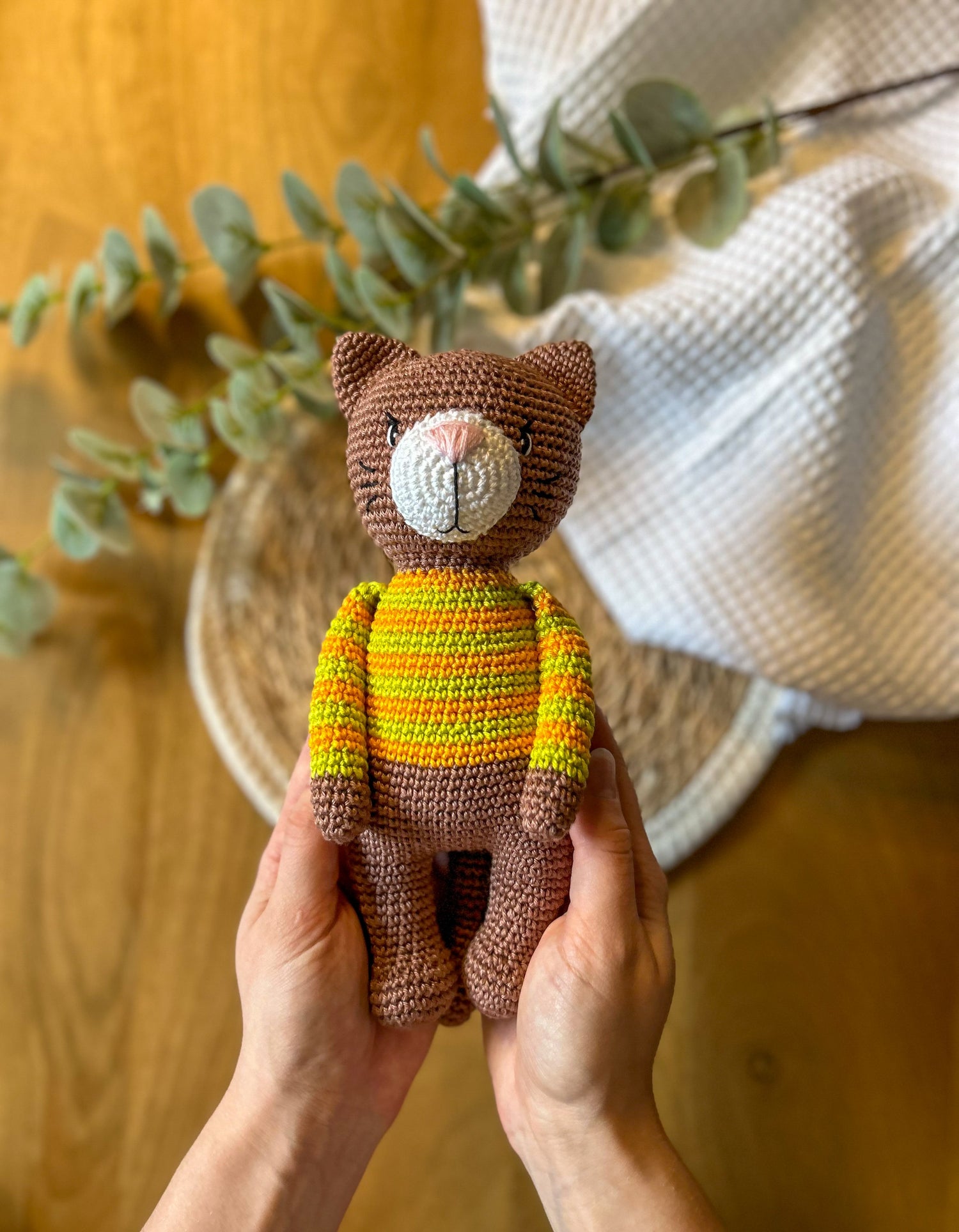 Doudous chats au crochet